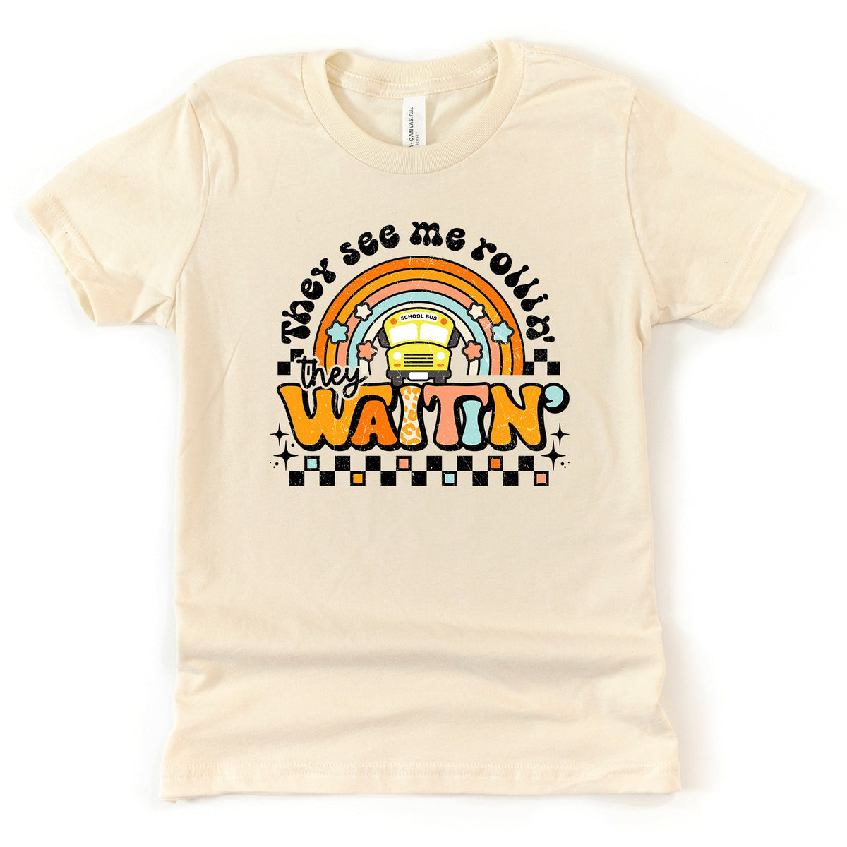 They See Me Rollin' Rainbow | Youth Graphic Short Sleeve Tee product image 3