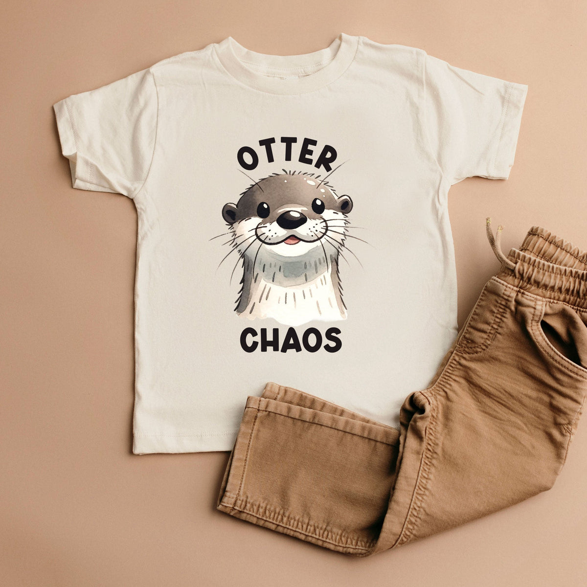 Otter Chaos | Youth Graphic Short Sleeve Tee product image 2