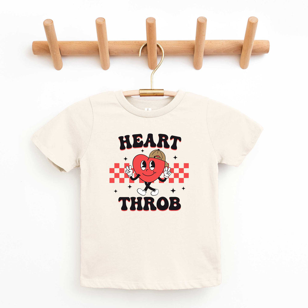 Checkered Heart Throb | Youth Short Sleeve Crew Neck product image 2