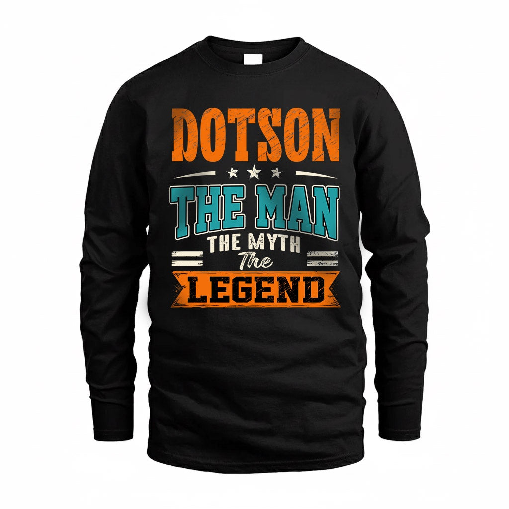 DOTSON HH F007 The Man Myth Legend Personalized Shirt – product image 4