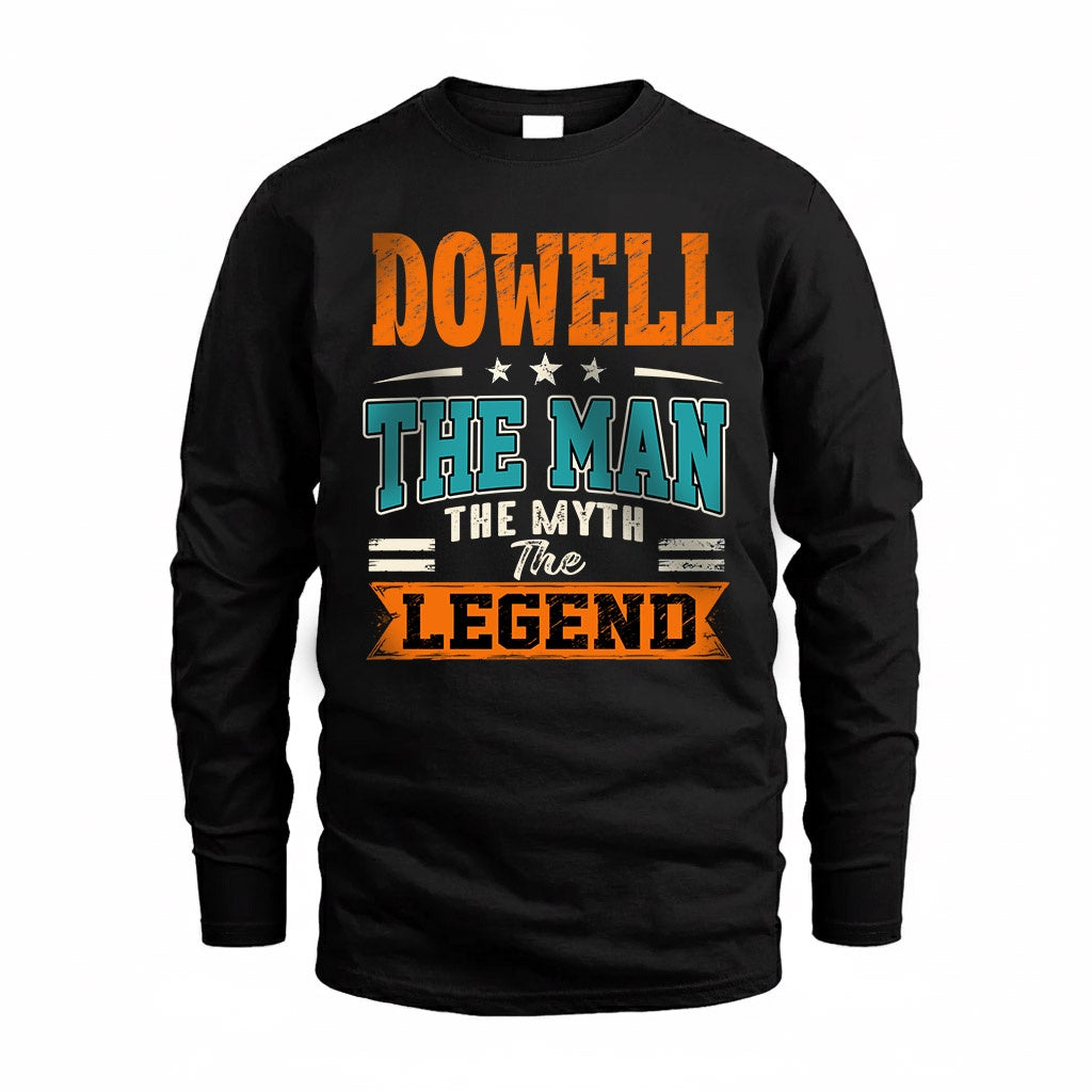 DOWELL HH F007 The Man Myth Legend Personalized Shirt – product image 4