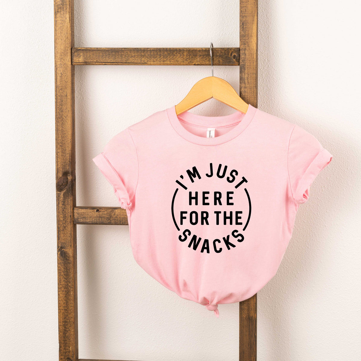 Here For The Snacks Circle | Toddler Short Sleeve Crew Neck product image 2