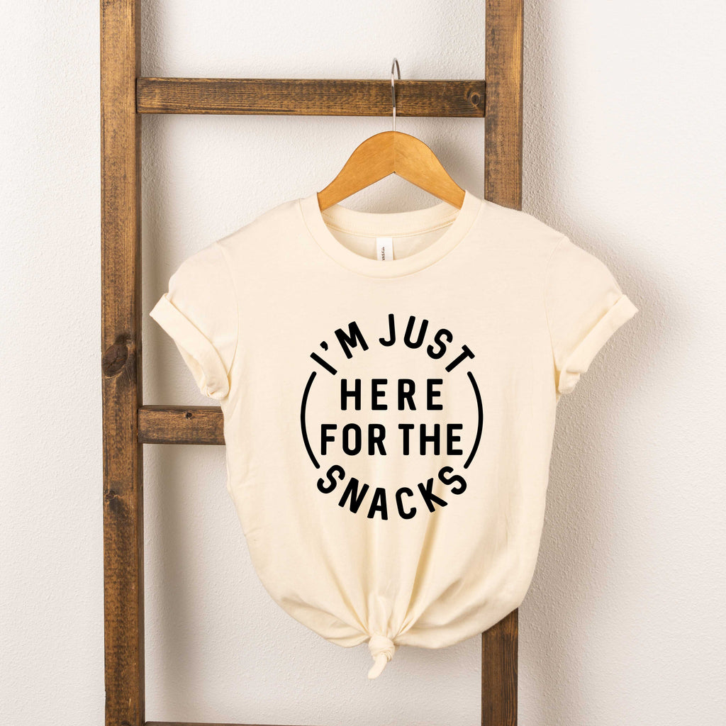 Here For The Snacks Circle | Toddler Short Sleeve Crew Neck product image 3