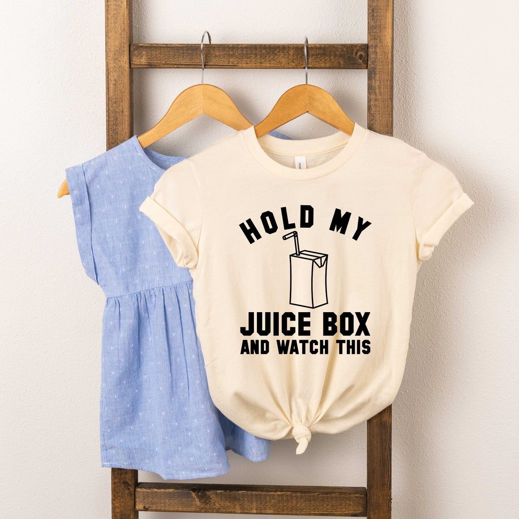 Hold My Juice Box | Toddler Short Sleeve Crew Neck product image 3