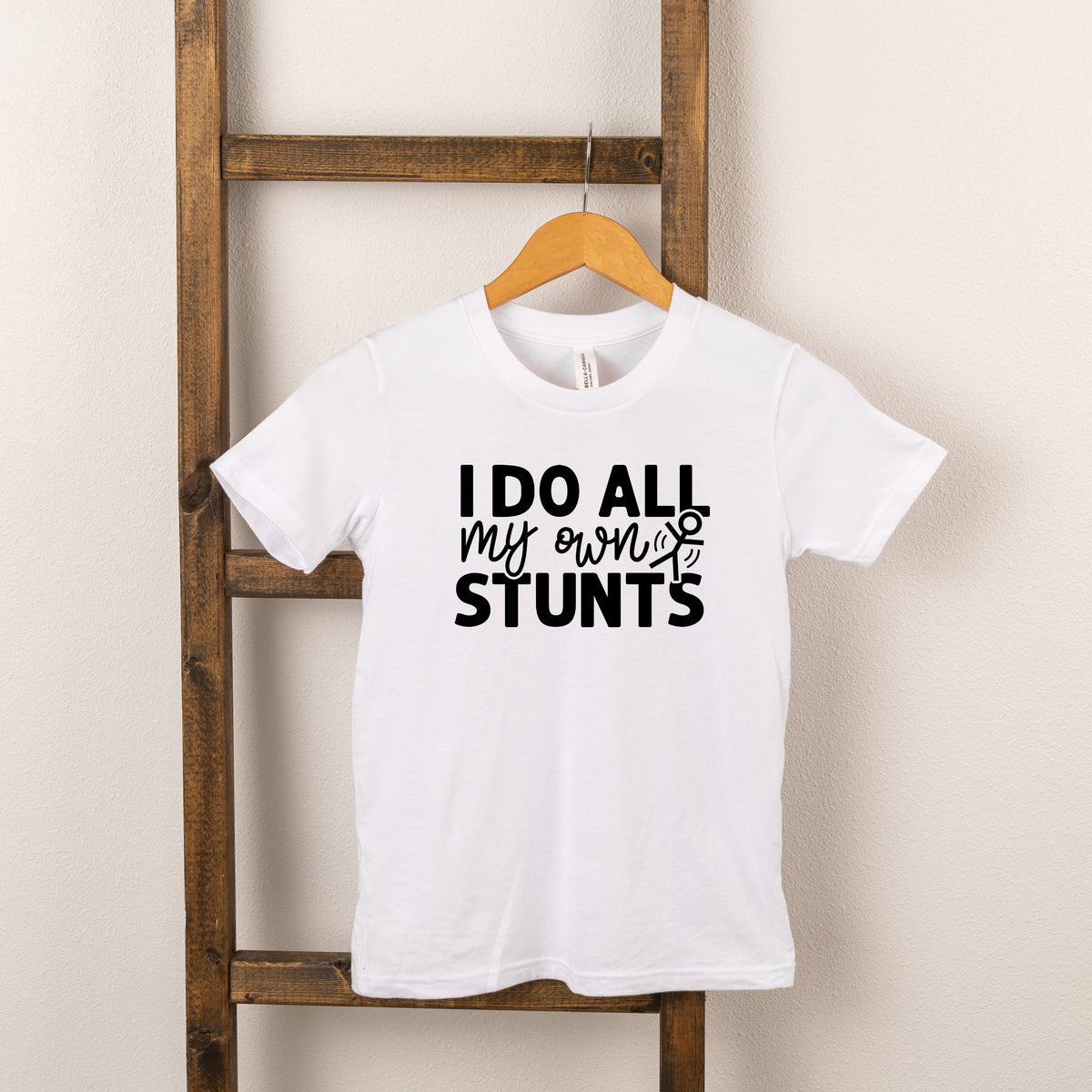 I Do All My Own Stunts | Toddler Short Sleeve Crew Neck product image 4