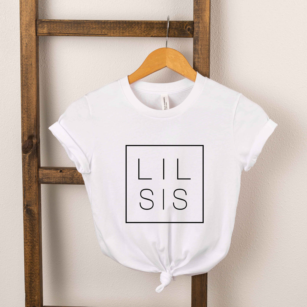 Lil Sis Square | Toddler Short Sleeve Crew Neck product image 4