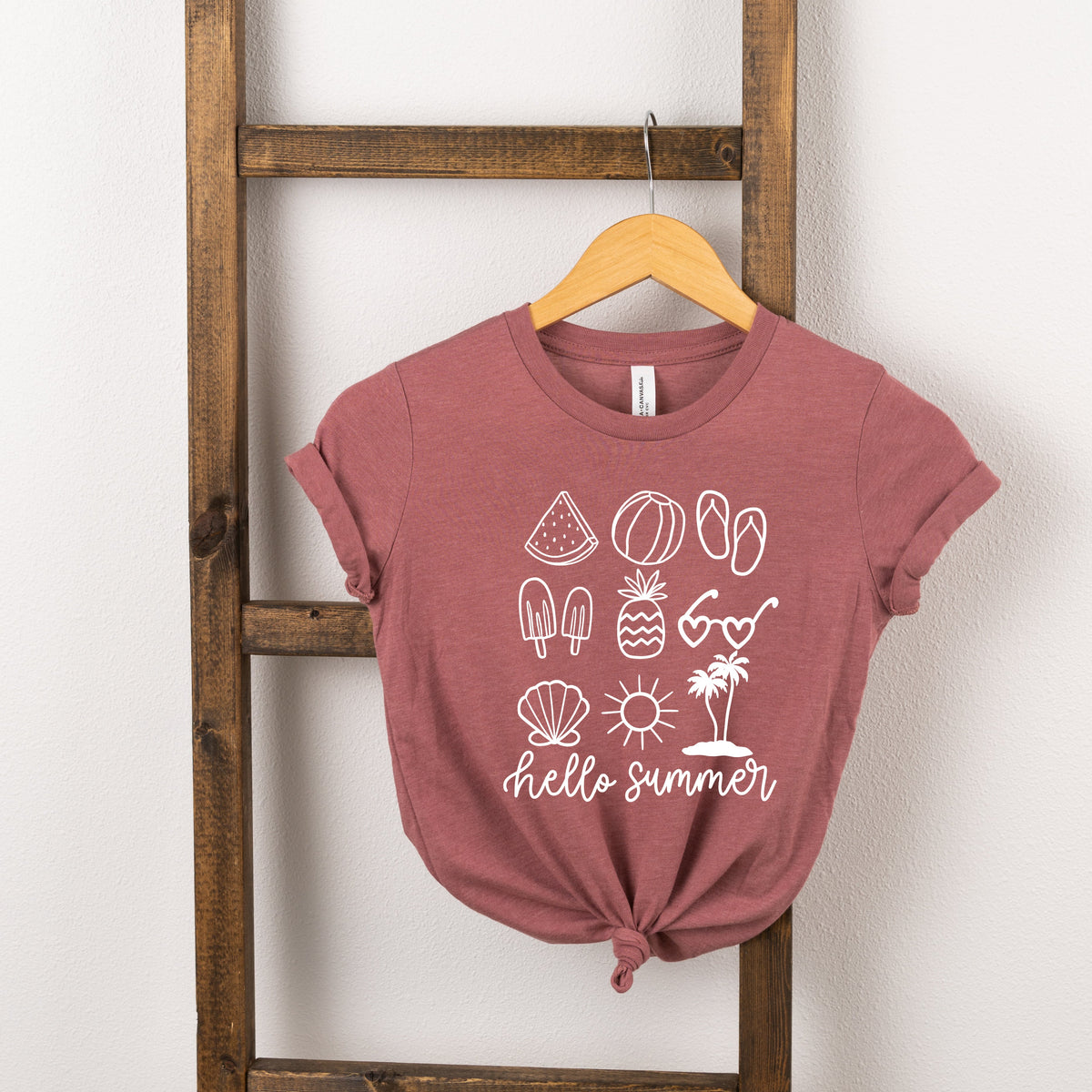 Hello Summer Chart | Toddler Short Sleeve Crew Neck product image 3