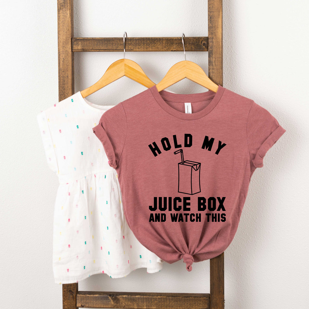 Hold My Juice Box | Toddler Short Sleeve Crew Neck product image 4