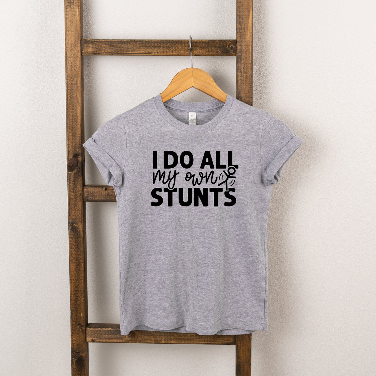 I Do All My Own Stunts | Toddler Short Sleeve Crew Neck product image 1