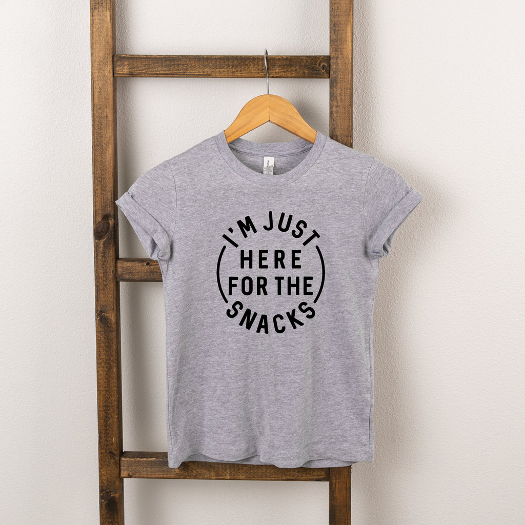Here For The Snacks Circle | Toddler Short Sleeve Crew Neck product image 1