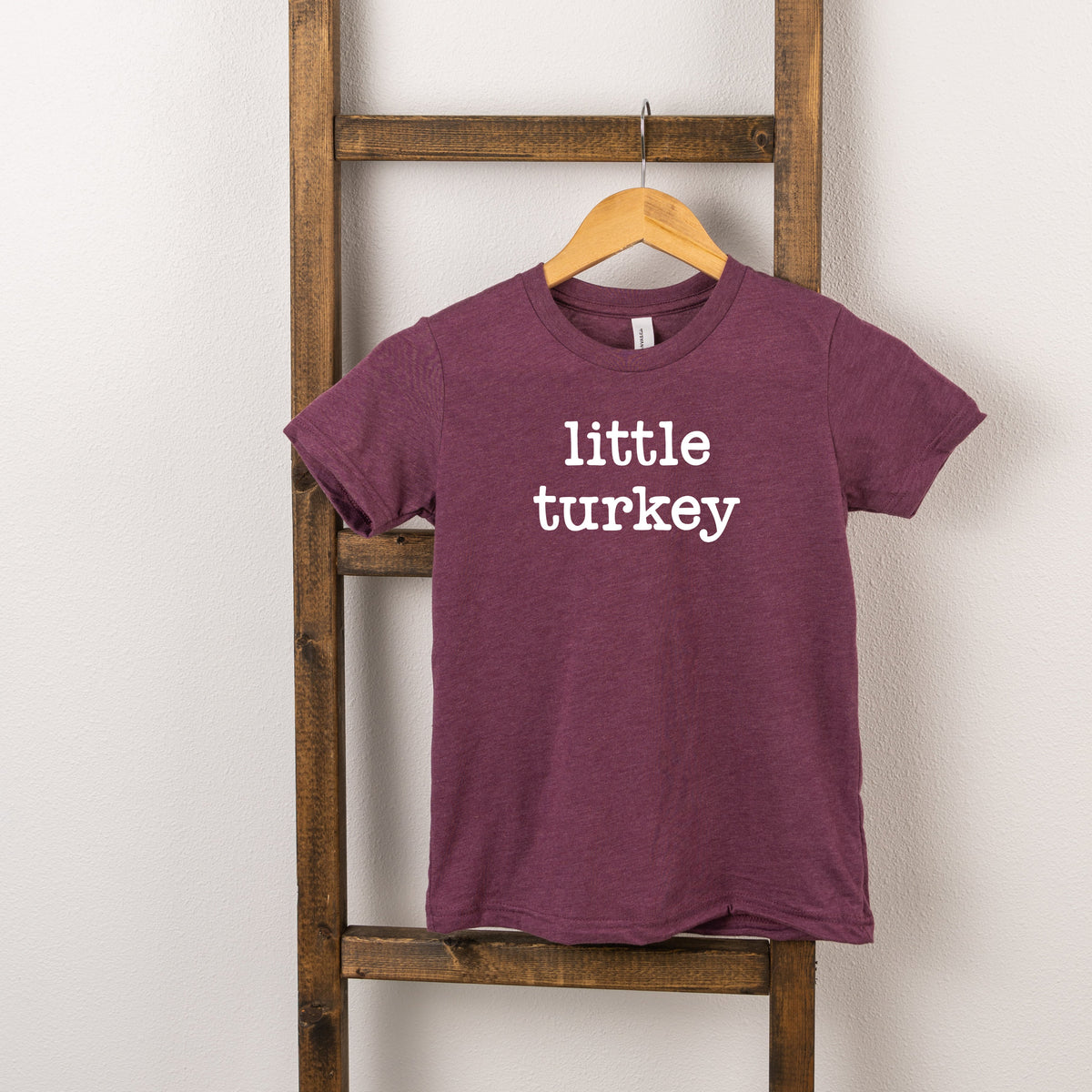 Little Turkey Typewriter | Toddler Short Sleeve Crew Neck product image 2
