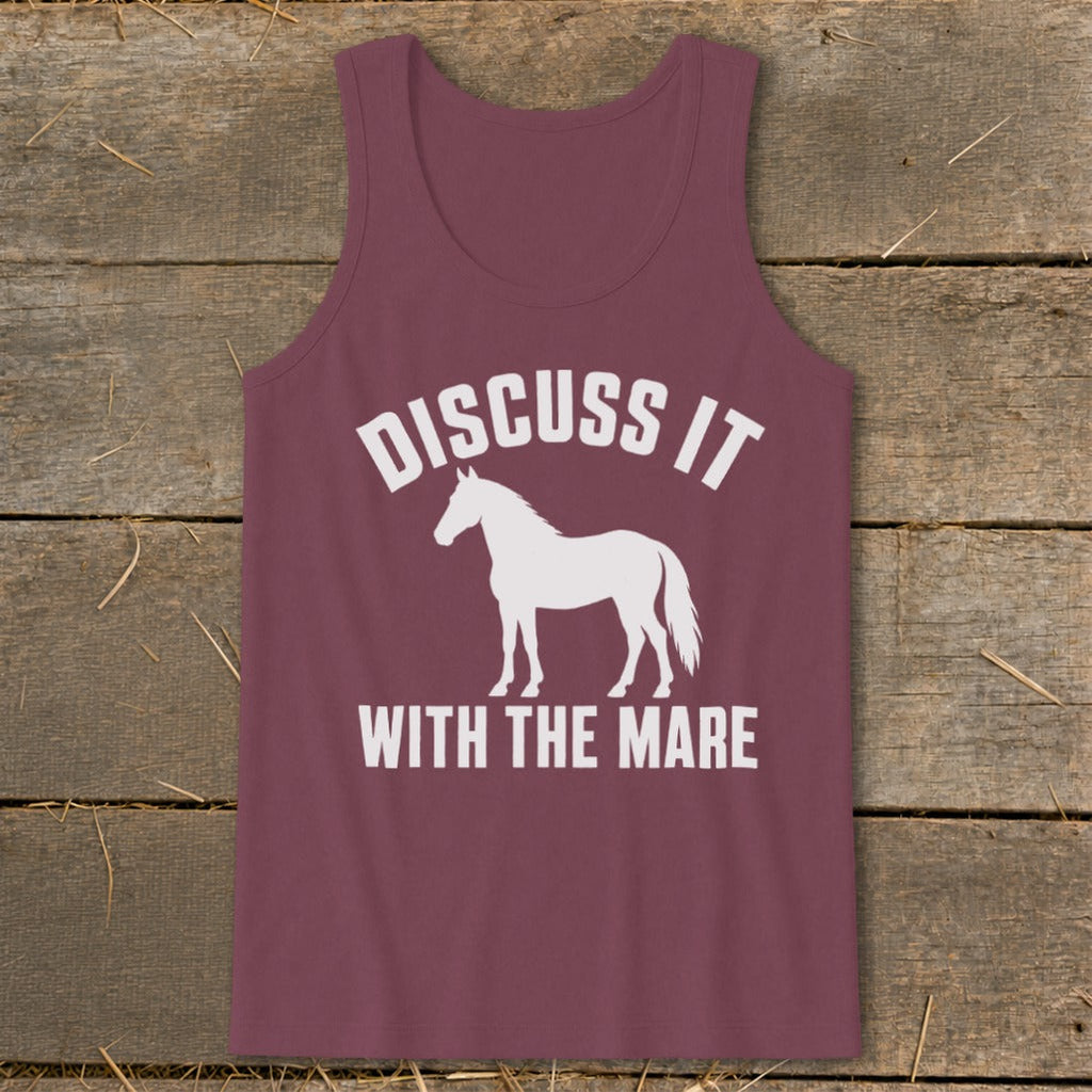 Discuss It With the Mare Tank Top