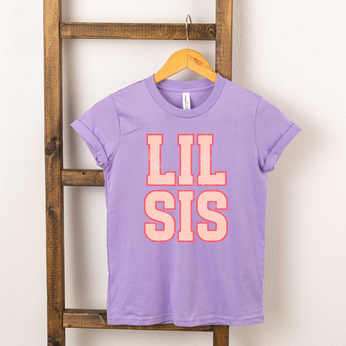Lil Sis Distressed | Youth Graphic Short Sleeve Tee product image 2