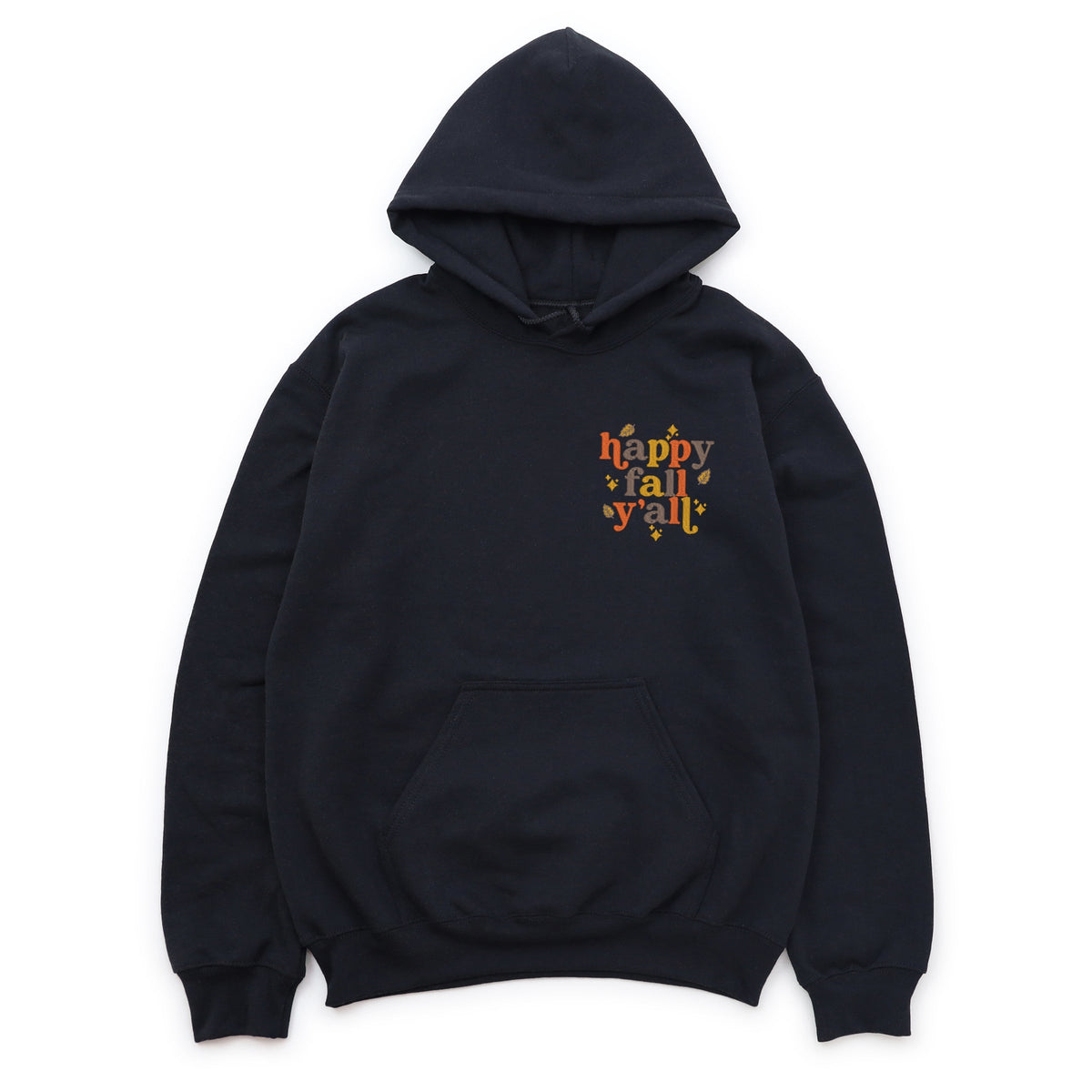 Embroidered Happy Fall Y'all Leaves - Women's Graphic Hoodie product image 5