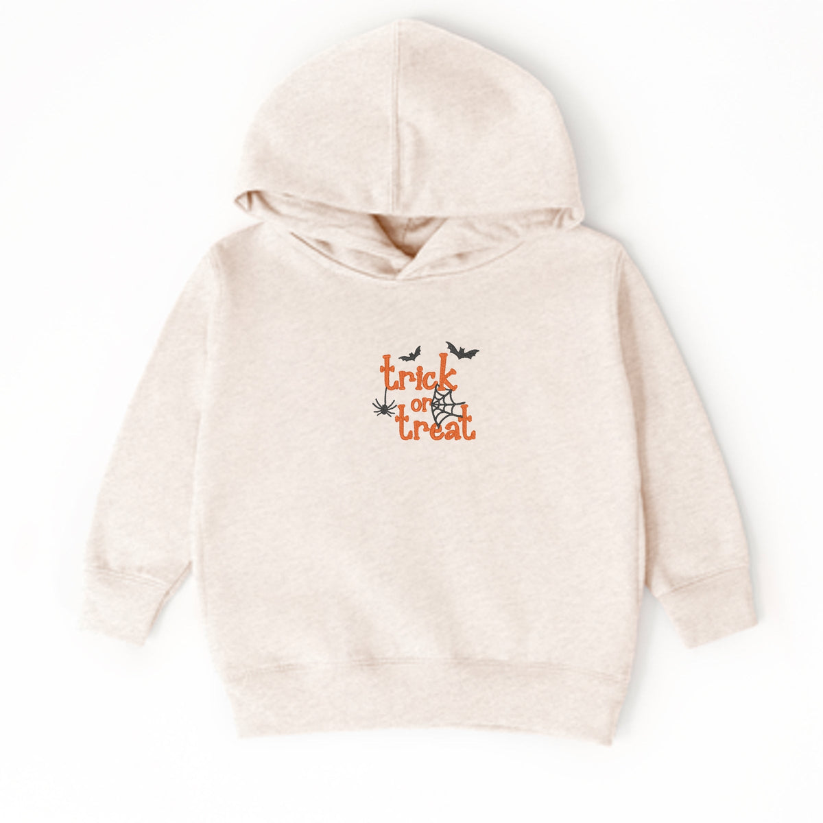Embroidered Spiderweb Trick or Treat - Toddler Hoodie product image 2