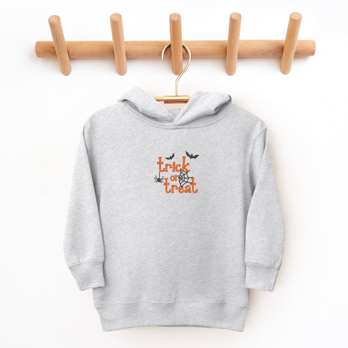 Embroidered Spiderweb Trick or Treat - Toddler Hoodie product image 5