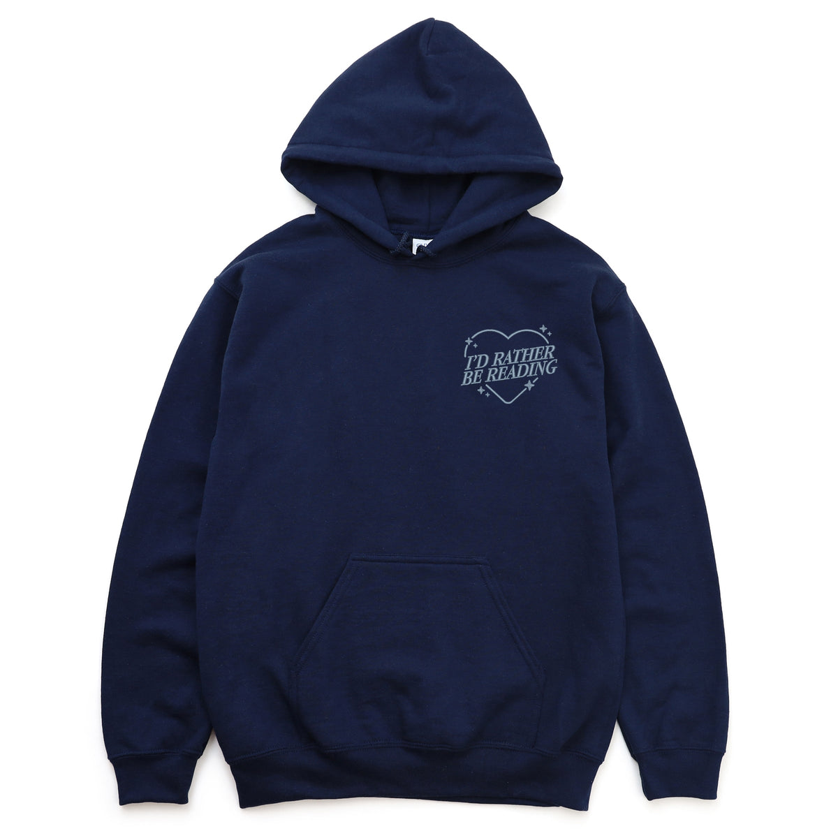 Embroidered I'd Rather Be Reading - Women's Graphic Hoodie product image 2
