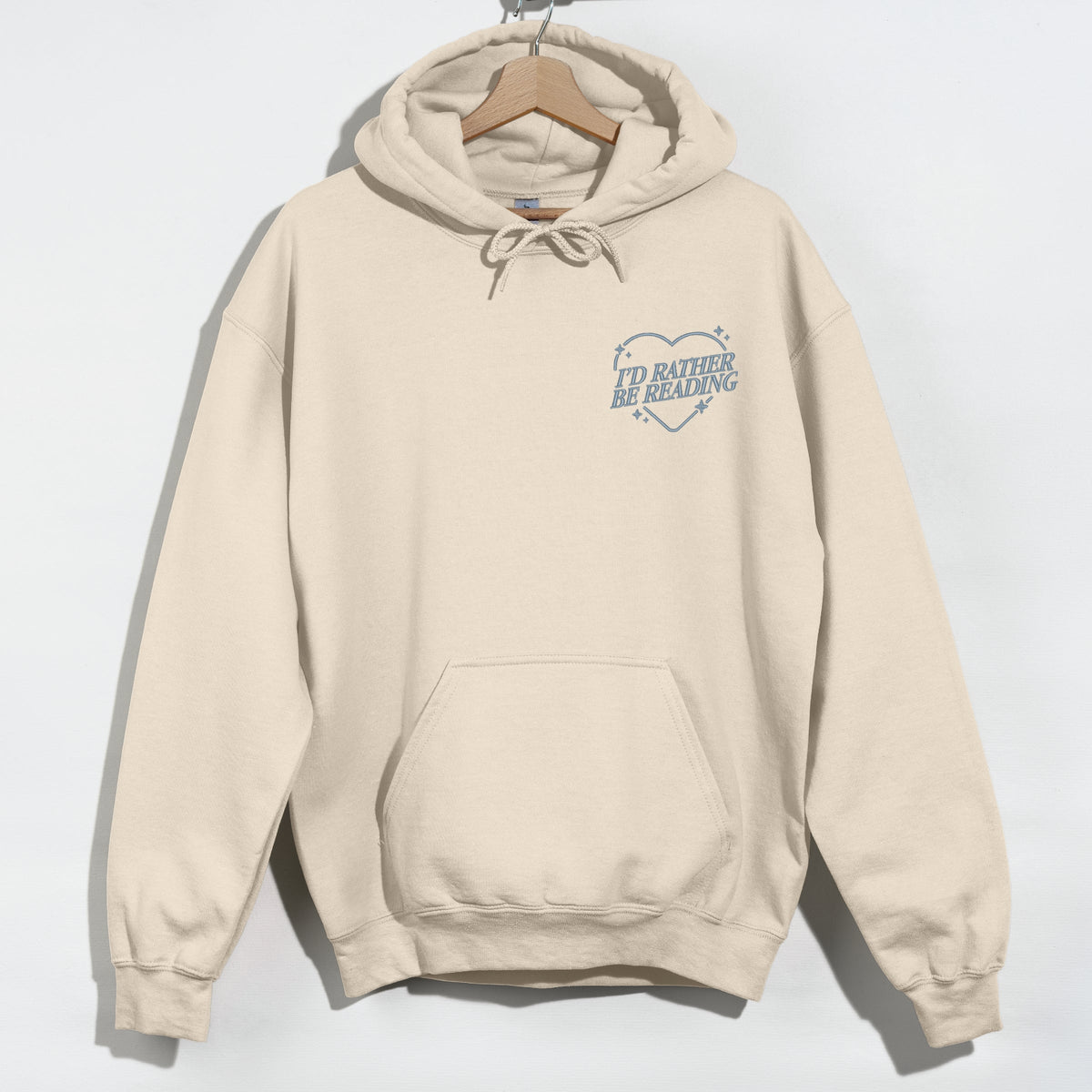 Embroidered I'd Rather Be Reading - Women's Graphic Hoodie product image 5