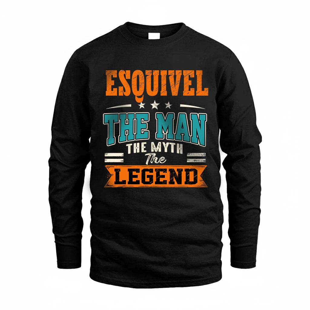 ESQUIVEL HH F007 The Man Myth Legend Personalized Shirt – product image 4