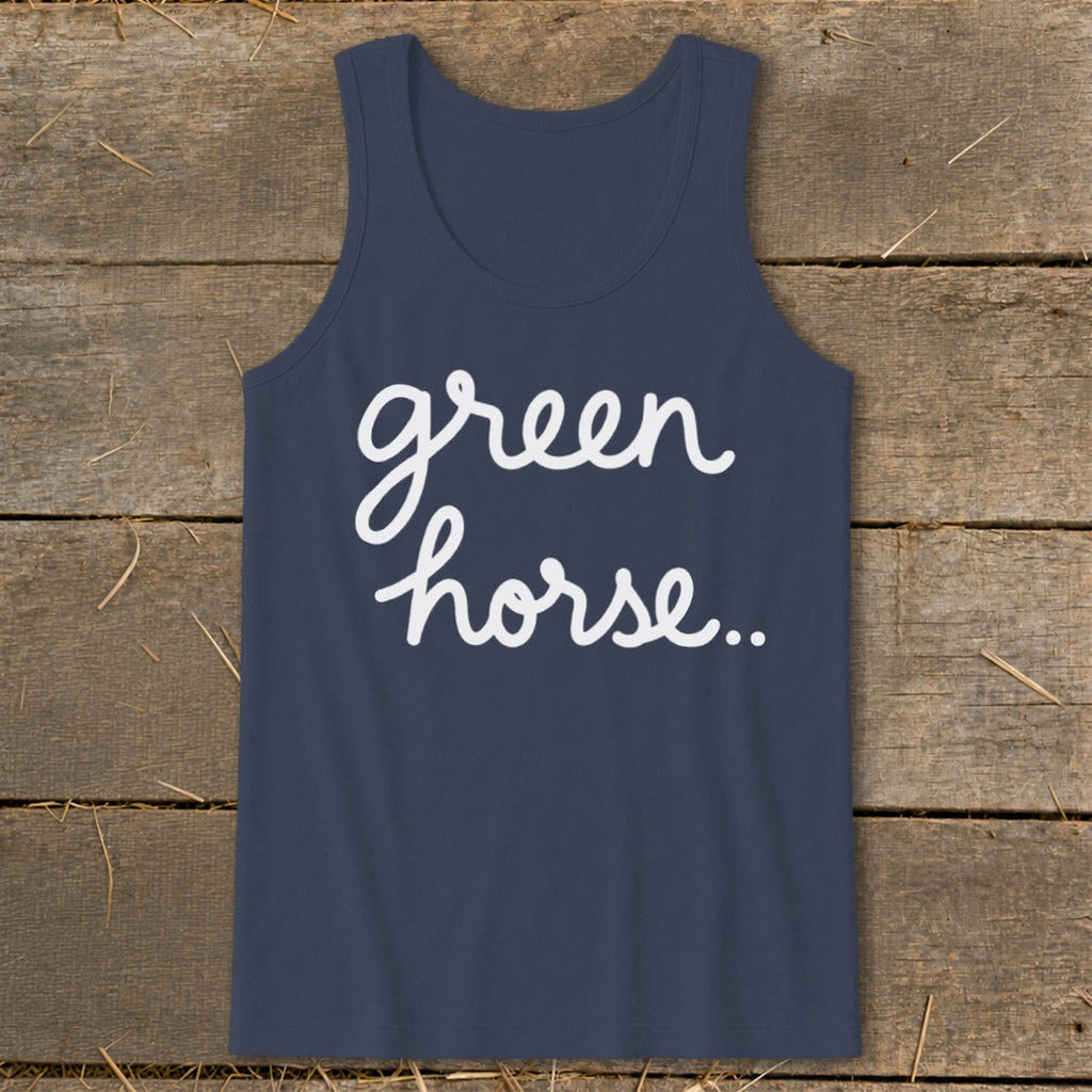Green Horse Tank Top