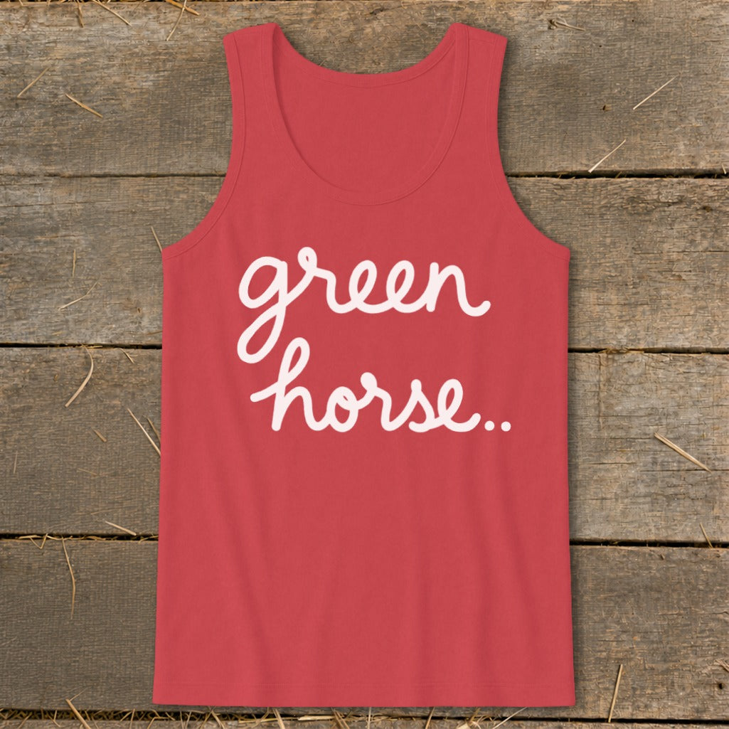 Green Horse Tank Top