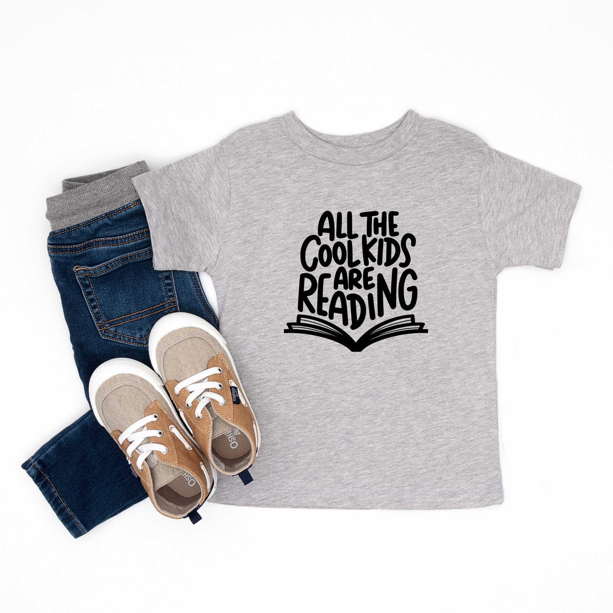 All The Cool Kids Are Reading | Toddler Short Sleeve Crew product image 2