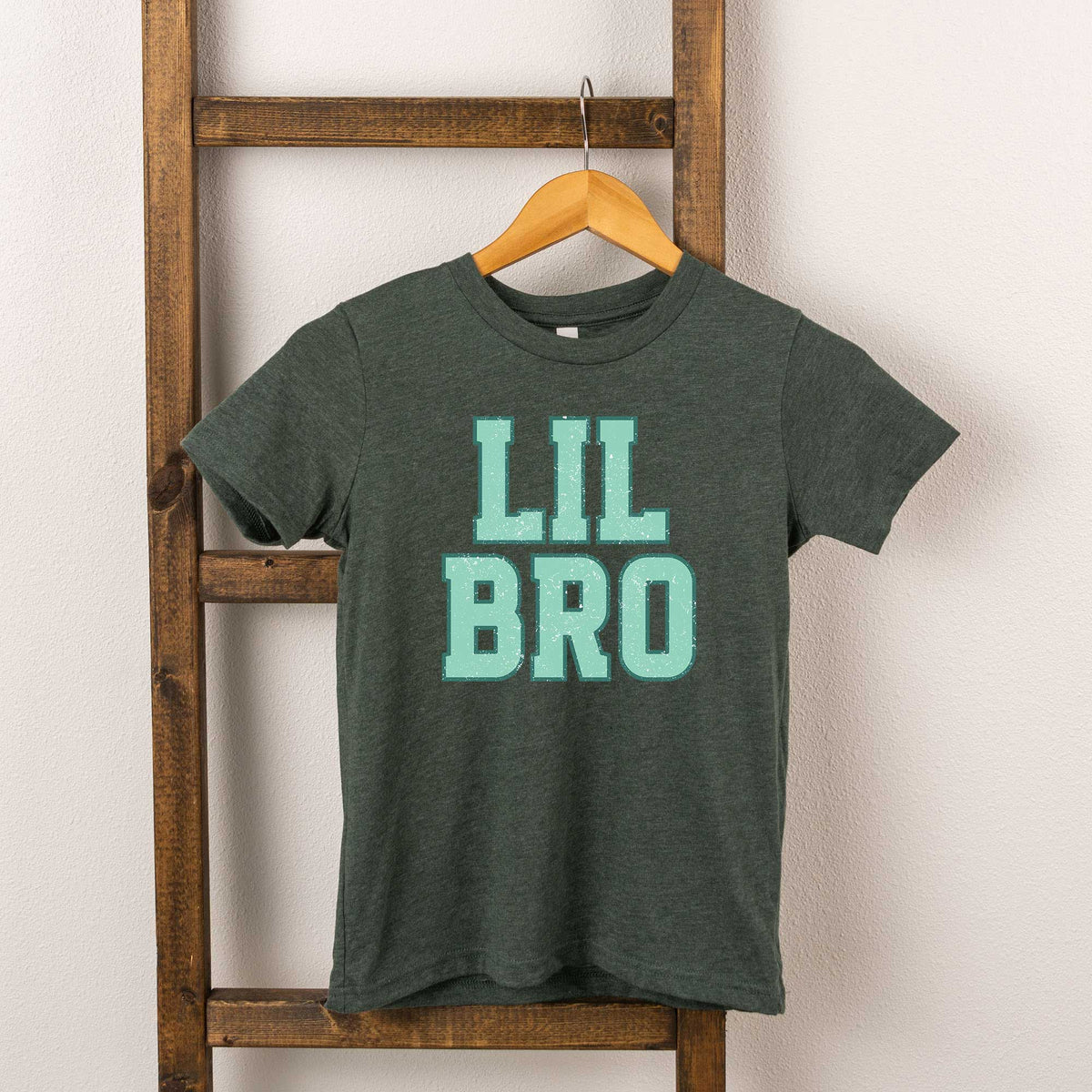 Lil Bro Distressed | Youth Graphic Short Sleeve Tee product image 3