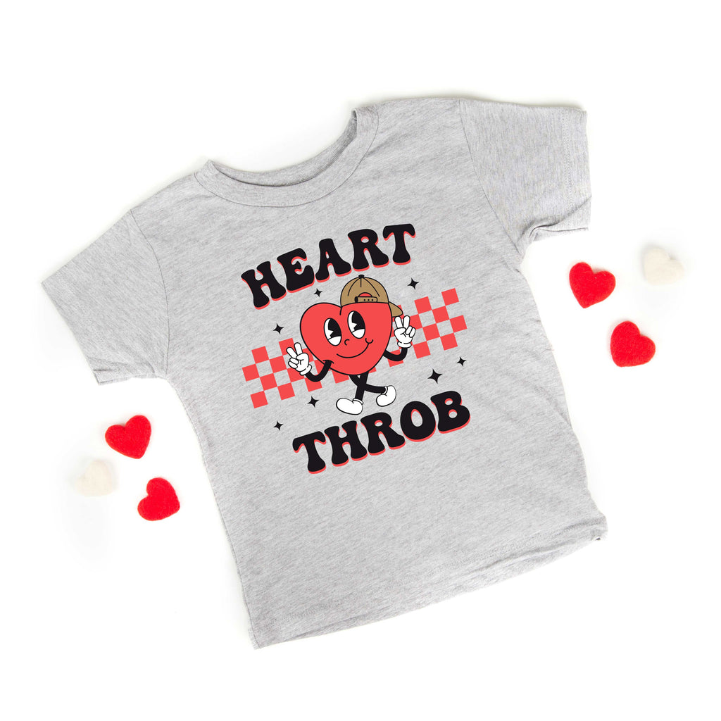 Checkered Heart Throb | Youth Short Sleeve Crew Neck product image 3