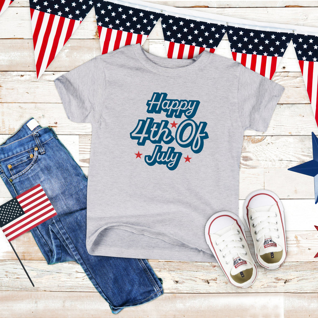 Happy 4th of July Stars | Youth Short Sleeve Crew Neck product image 2