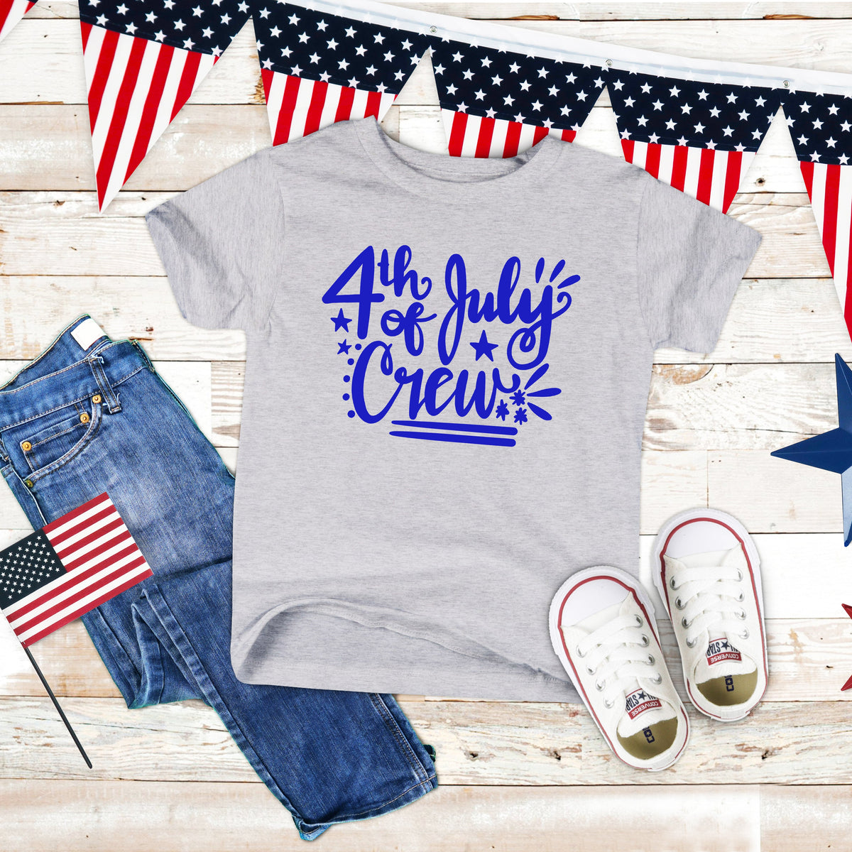 4th Of July Crew | Youth Short Sleeve Neck product image 3