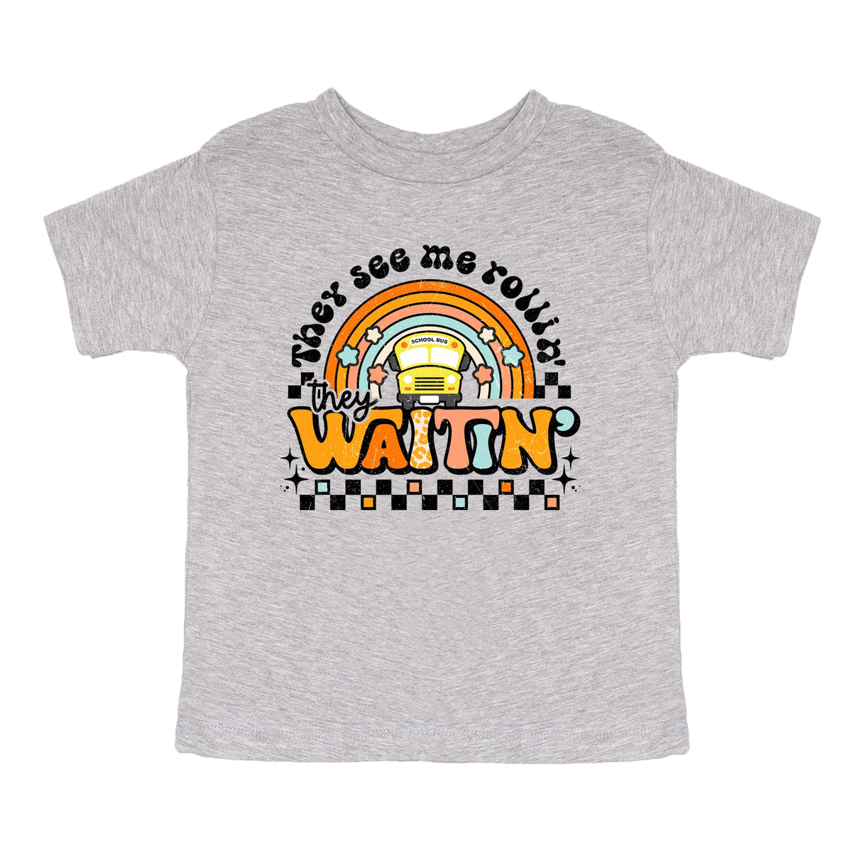 They See Me Rollin' Rainbow | Youth Graphic Short Sleeve Tee product image 1