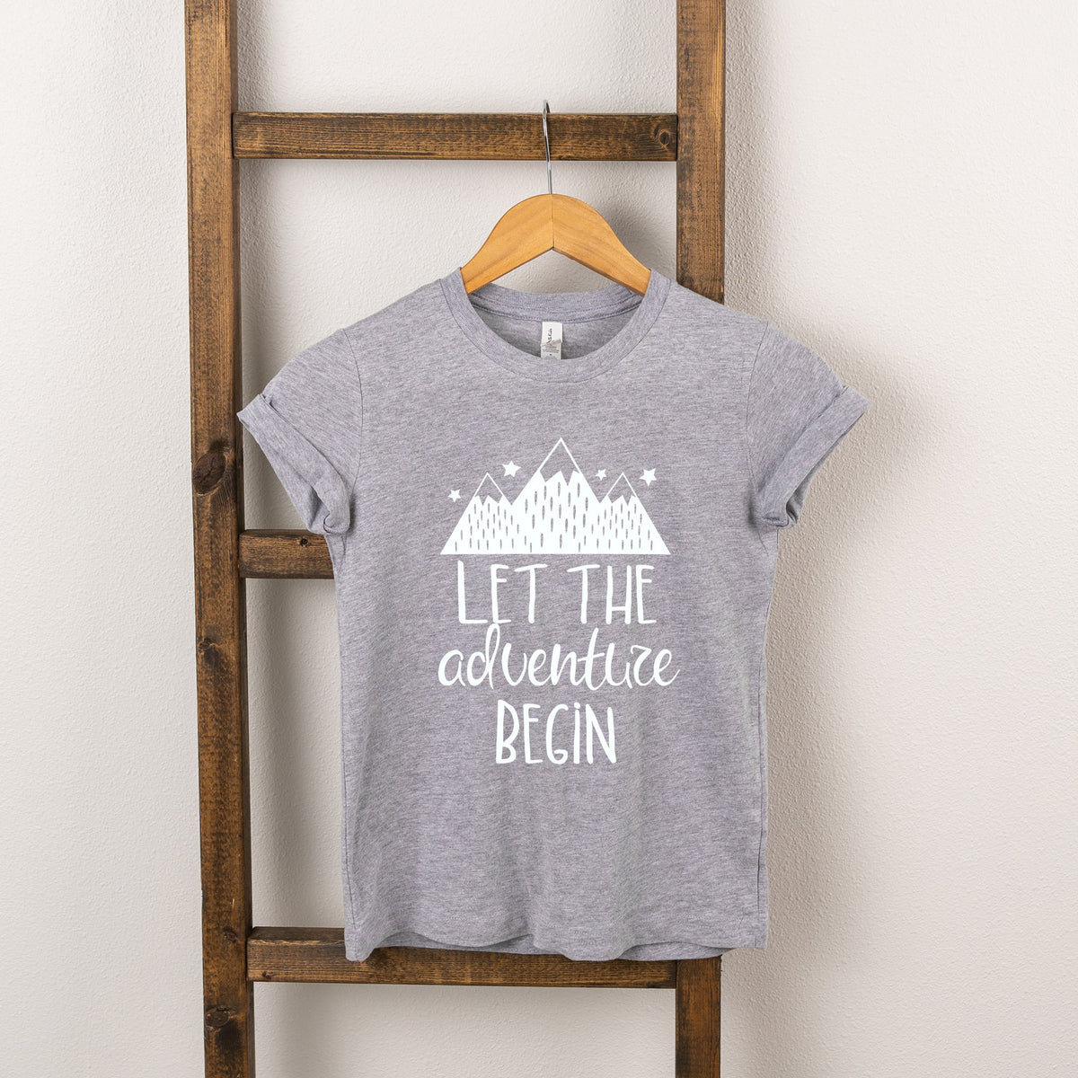 Let The Adventure Begin Mountains | Youth Short Sleeve Crew product image 3