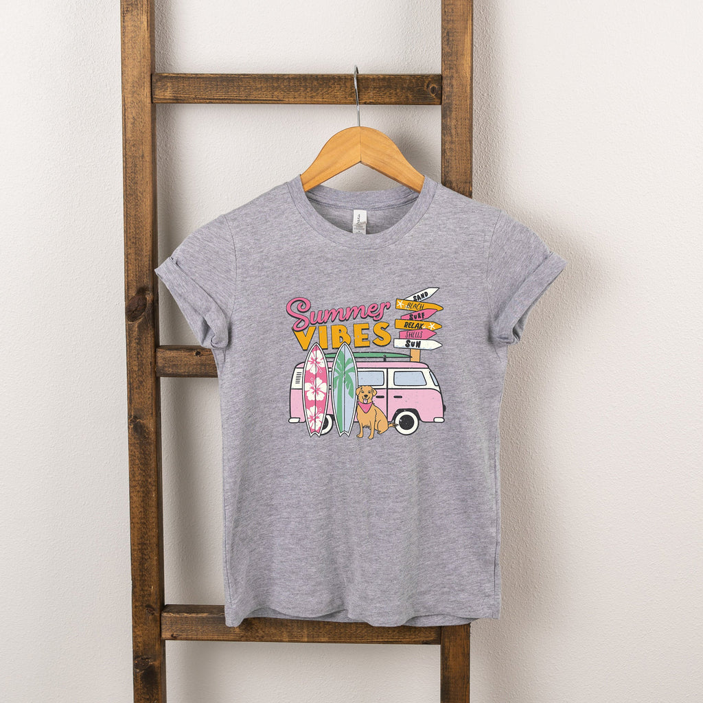 Summer Vibes Dog | Youth Short Sleeve Crew Neck product image 4