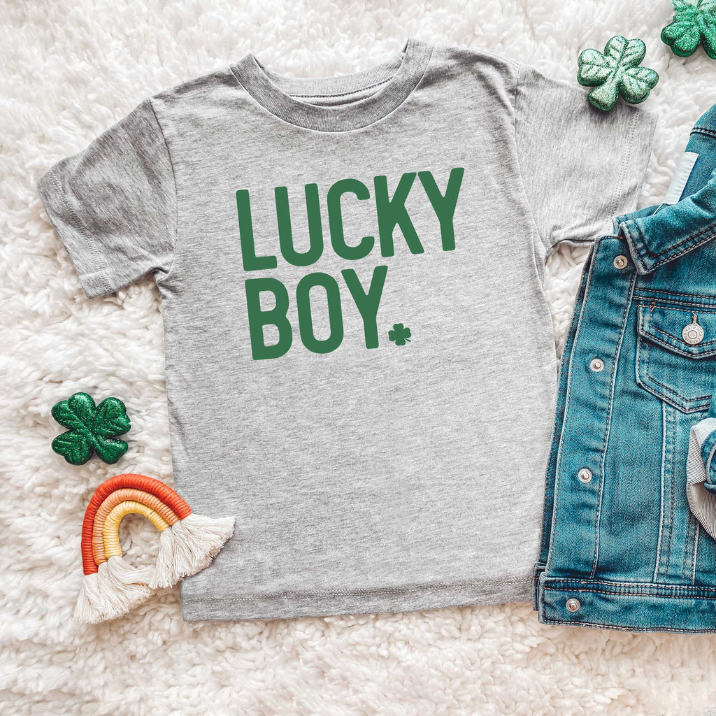 Lucky Boy Bold | Youth Short Sleeve Crew Neck product image 1