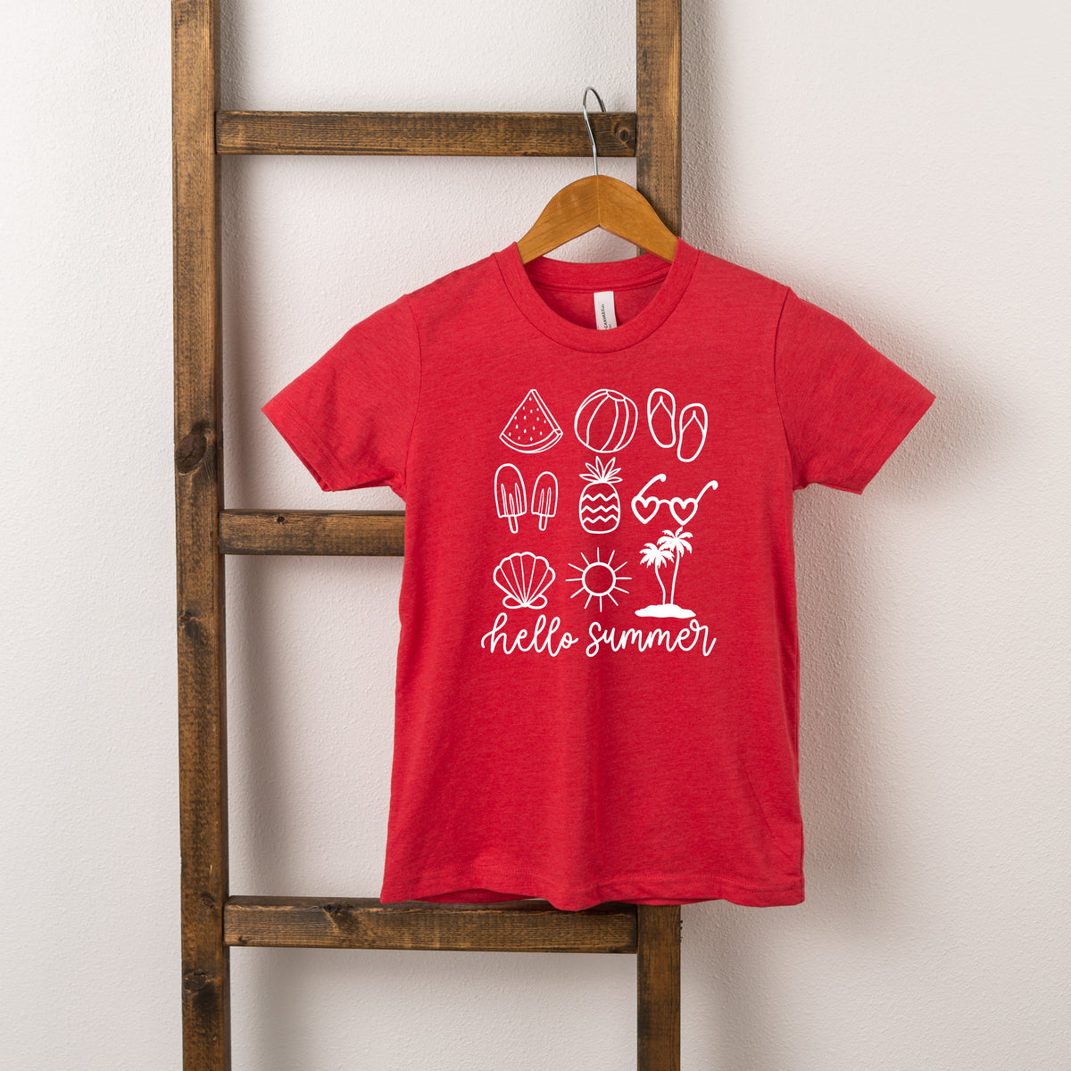 Hello Summer Chart | Toddler Short Sleeve Crew Neck product image 4