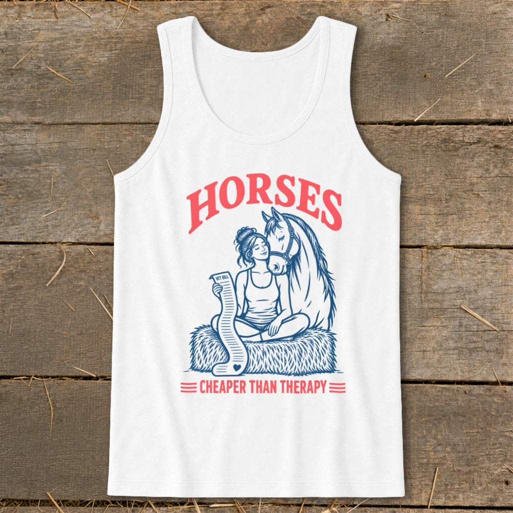 Horses, Cheaper Than Therapy Tank Top