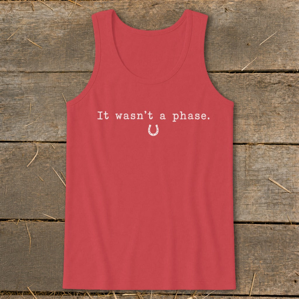 It Wasn't a Phase Horseshoe Tank Top