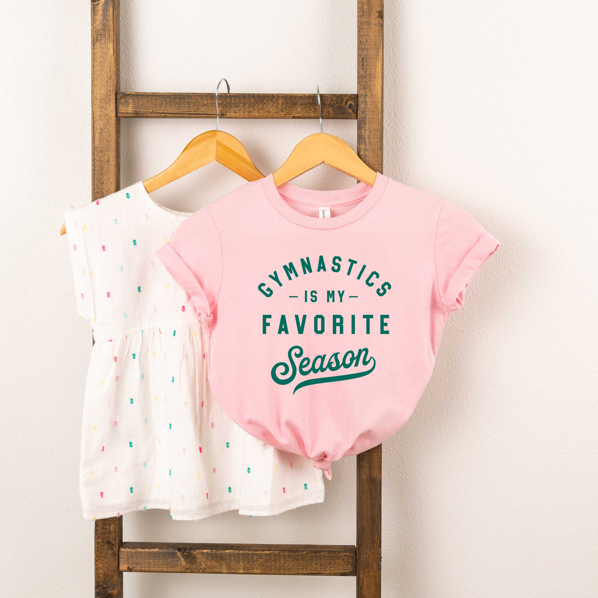 Gymnastics Is My Favorite Season | Youth Short Sleeve Crew product image 3
