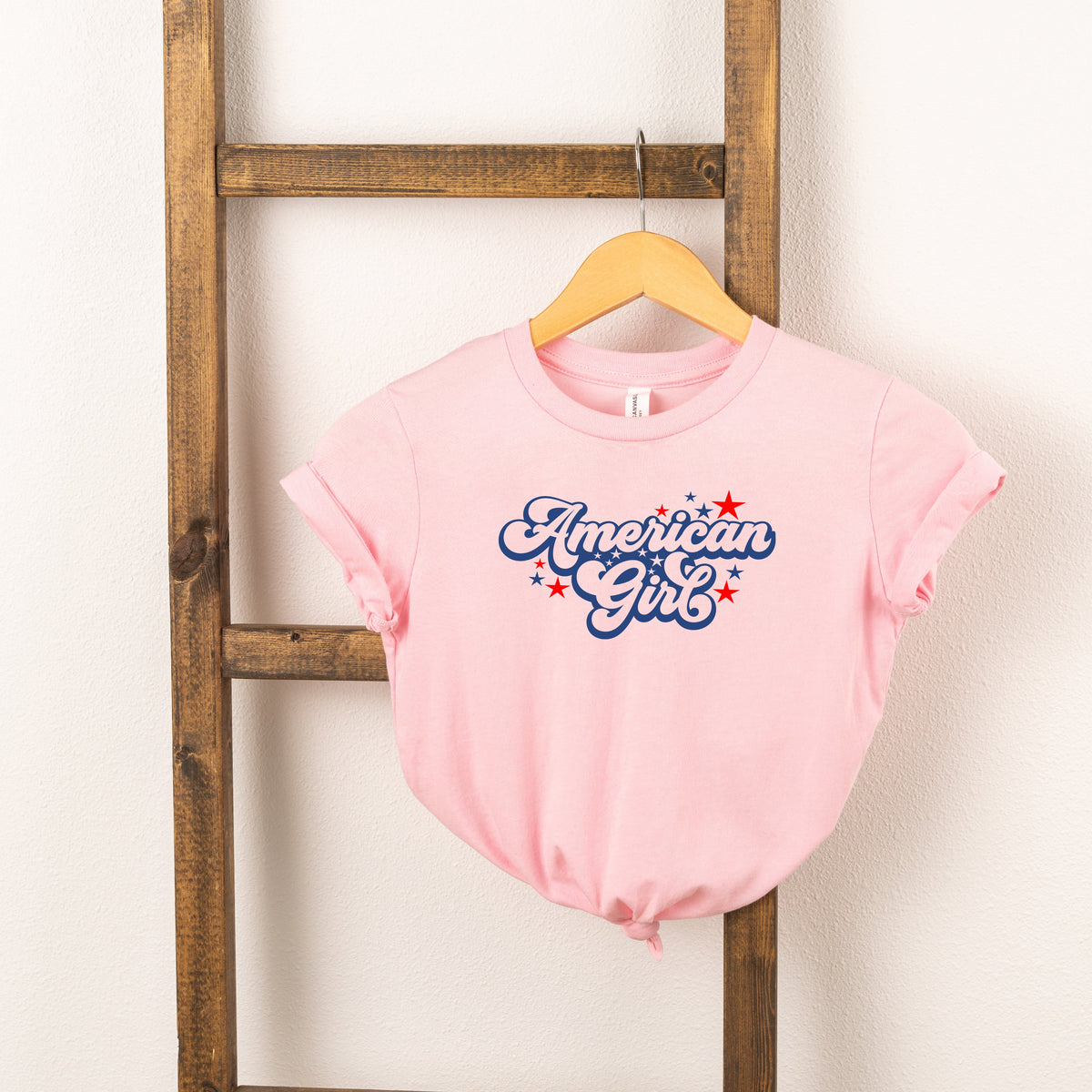 American Girl Retro Stars | Youth Short Sleeve Crew Neck product image 1
