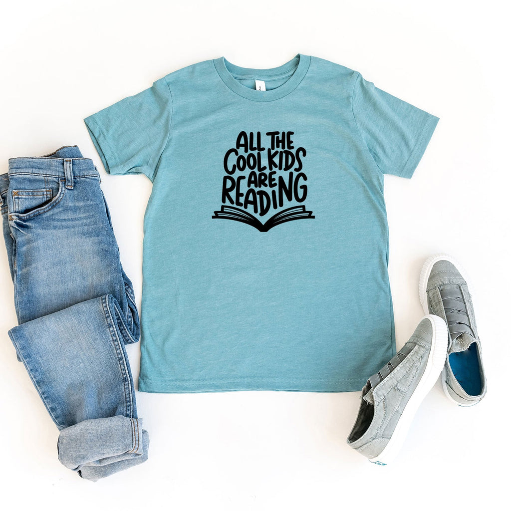 All The Cool Kids Are Reading | Youth Short Sleeve Crew Neck product image 1