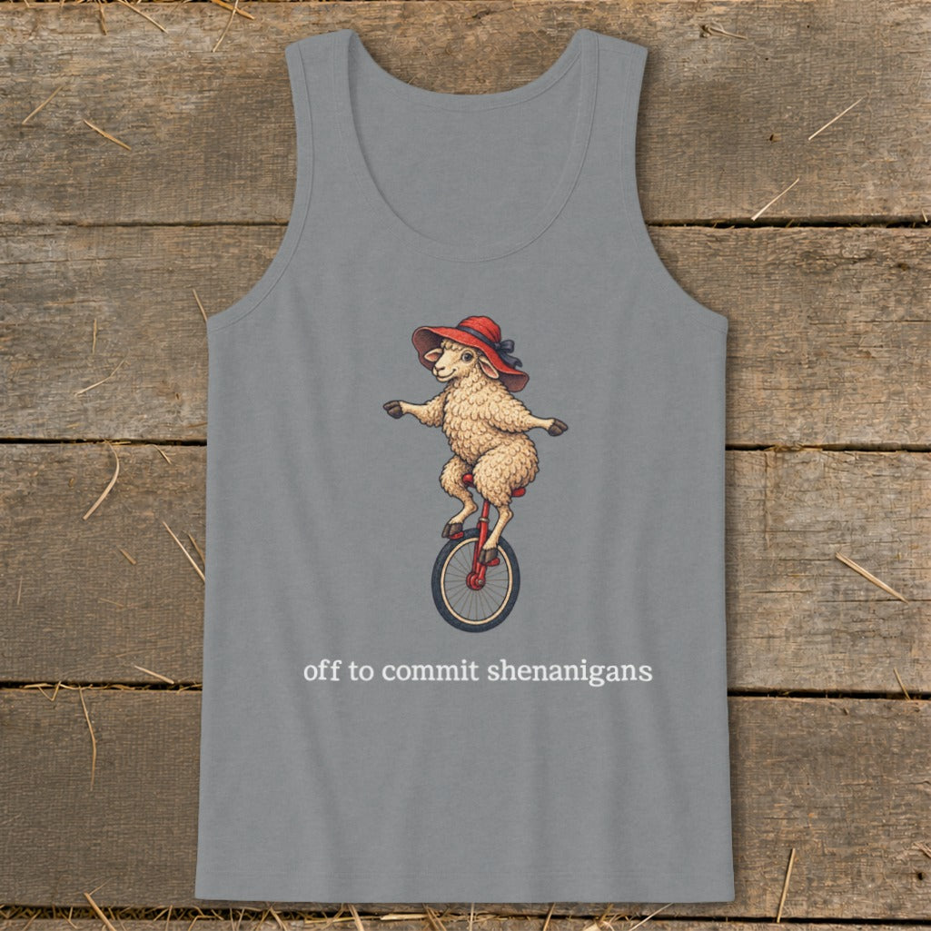 Off To Commit Shenanigans Tank Top