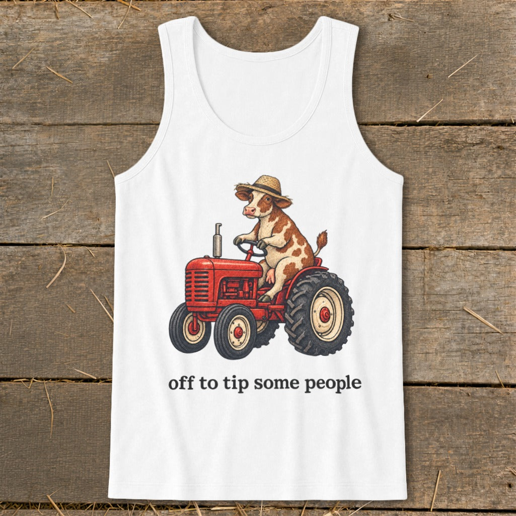 Off To Tip People Tank Top