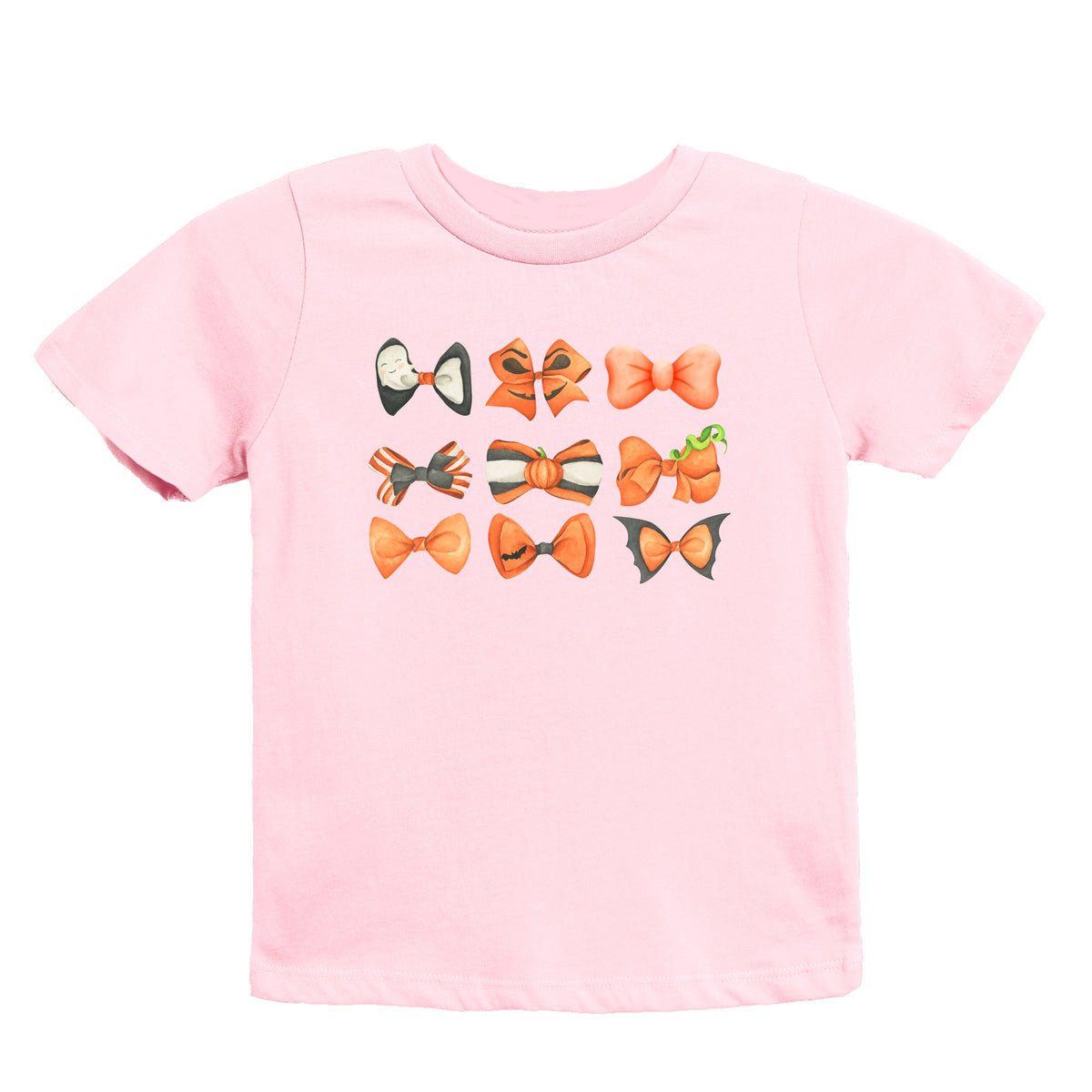 Coquette Girl Halloween Bow Chart | Youth Graphic Short product image 3