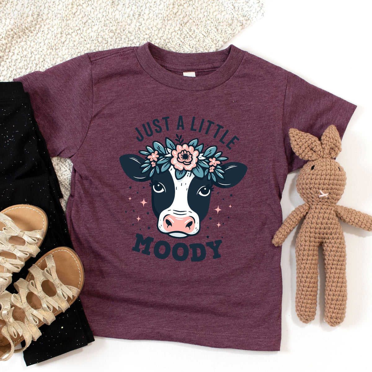A Little Moody | Youth Graphic Short Sleeve Tee product image 3