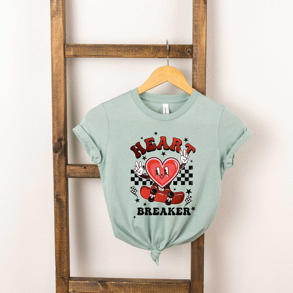 Heart Breaker Skater | Youth Short Sleeve Crew Neck product image 3