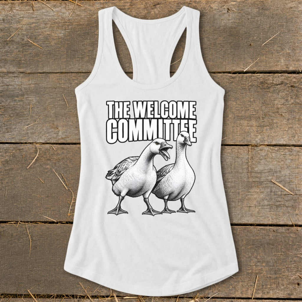 The Welcome Committee Racerback Tank