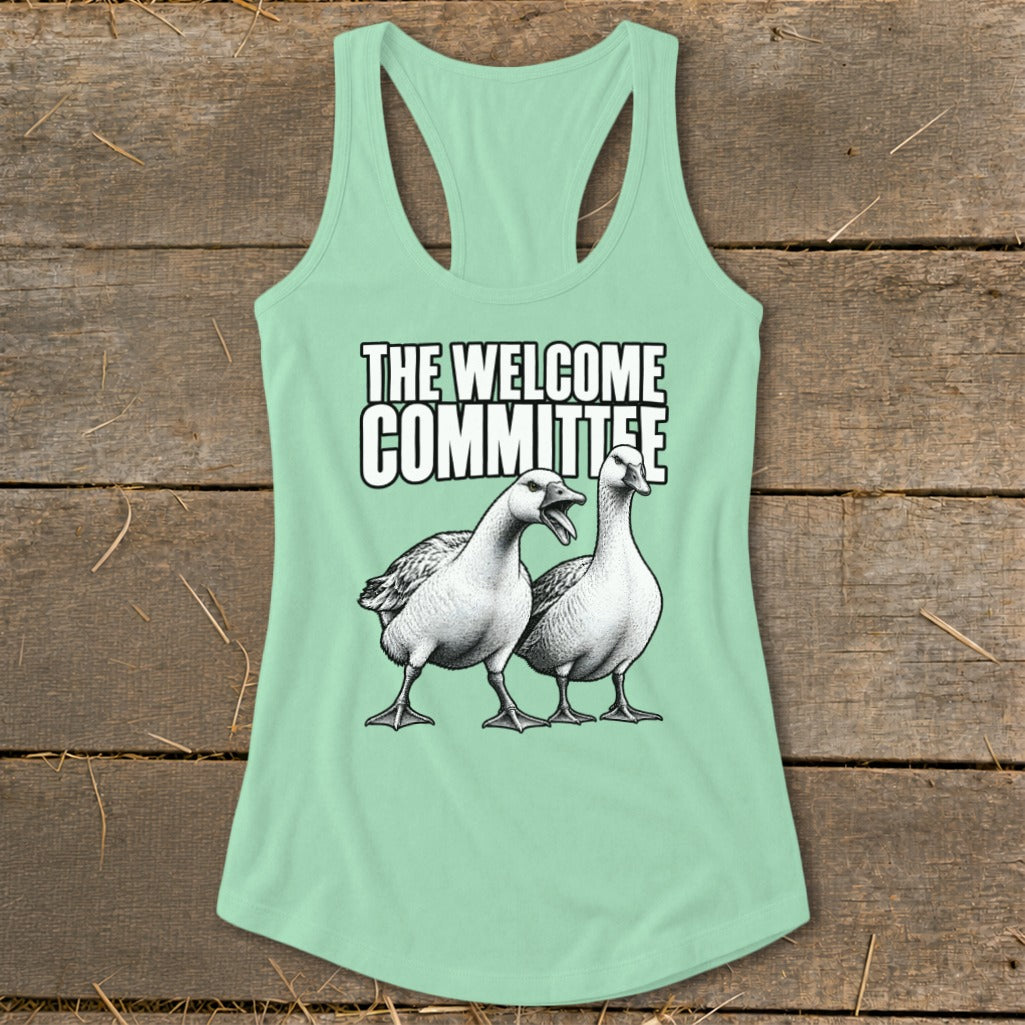 The Welcome Committee Racerback Tank
