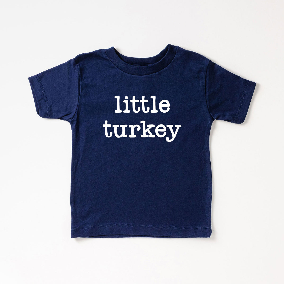 Little Turkey Typewriter | Toddler Short Sleeve Crew Neck product image 3