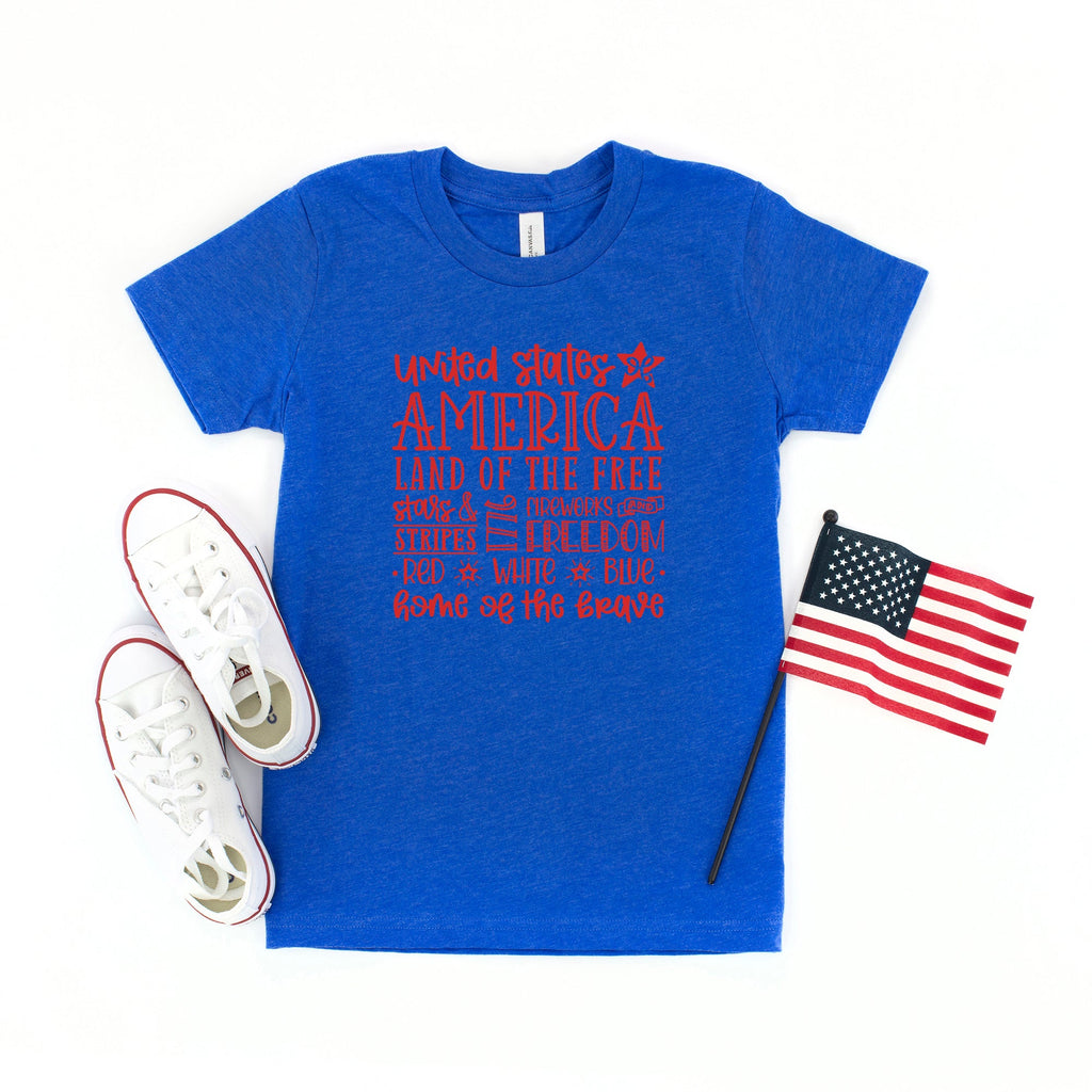 4th of July Subway | Youth Short Sleeve Crew Neck product image 2