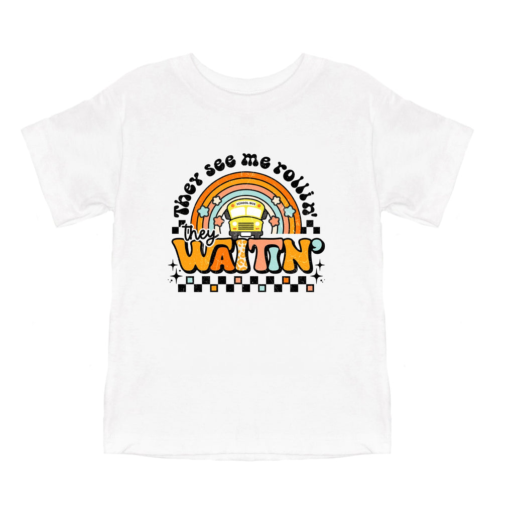 They See Me Rollin' Rainbow | Youth Graphic Short Sleeve Tee product image 2